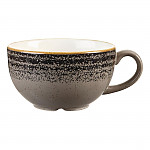 Churchill Studio Prints Homespun Charcoal Black Cappuccino Cup 227ml 8oz
