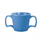 Olympia Heritage Double Handle Mug Blue 300ml (Pack of 6)