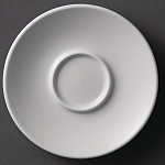 Olympia Whiteware Espresso Saucers 120mm (Pack of 12)