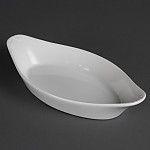 Olympia Whiteware Oval Eared Dishes 262mm (Pack of 6)