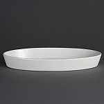 Olympia Whiteware Oval Sole Dishes 330x 180mm (Pack of 6)