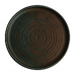 Olympia Canvas Small Rim Round Plate Green Verdigris 265mm (Pack of 6)