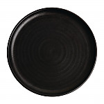 Olympia Canvas Small Rim Round Plate Delhi Black 265mm (Pack of 6)