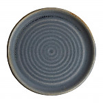 Olympia Canvas Small Rim Round Plate Blue Granite 180mm (Pack of 6)