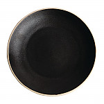 Olympia Canvas Concave Plate Delhi Black 270mm (Pack of 6)