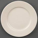 Olympia Ivory Wide Rimmed Plates 150mm (Pack of 12)