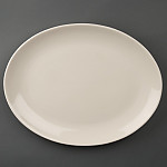 Olympia Ivory Oval Coupe Plates 330mm (Pack of 6)