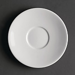 Royal Porcelain Classic White Espresso Cup Saucer 120mm (Pack of 12)