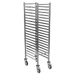 Matfer Bourgeat Full Gastronorm Racking Trolley 20 Shelves