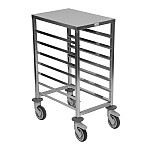 Craven Steel Condiment, Cutlery and Tray Dispense Trolley