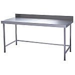 Parry Stainless Steel Wall Table With Undershelf 600(D)mm