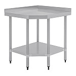 Vogue Stainless Steel Table with Upstand 700(D)mm