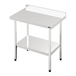 Lincat Stainless Steel Wall Table with Undershelf 650(D)mm