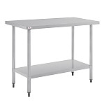 Essentials Self Assembly Stainless Steel Table 1200 x 600mm