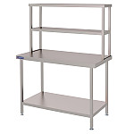 Holmes Stainless Steel Wall Table Welded with Double Gantry 600(D)mm
