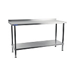 Parry Fully Welded Stainless Steel Wall Table 1200x700mm