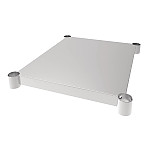 Vogue Stainless Steel Corner Table 600mm