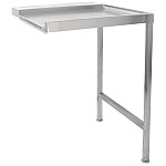 Parry Stainless Steel Centre Table With Undershelf 700(D)mm