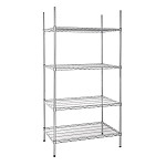 Vogue 4 Tier Wire Shelving Kit 1525x610mm