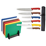 Special Offer Hygiplas Chopping Boards and Knife Set