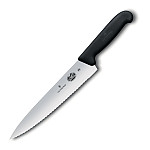 Victorinox Fibrox Serrated Carving Knife 25.5cm