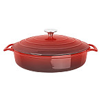 Vogue Red Round Sauté Pan 3.5Ltr