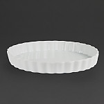 Olympia Stoneware Oval Pie Bowls 180 x 133mm (Pack of 6)