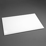 Hygiplas Anti Microbial High Density White Chopping Board