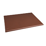 Hygiplas Extra Thick High Density Brown Chopping Board