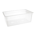 Vogue Polypropylene 1/2 Gastronorm Container with Lid 100mm (Pack of 4)