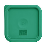 Vogue Square Food Container Lid Green