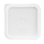Vogue Square Food Container Lid White