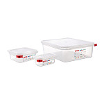 Araven Polypropylene 1/9 Gastronorm Food Storage Container 1.5Ltr (Pack of 4)