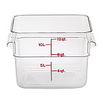 Cambro Square Polycarbonate Food Storage Container 5.7 Ltr