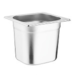 Vogue Stainless Steel 1/1 Gastronorm Pan with Lid