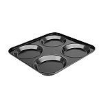 Vogue Carbon Steel Non-Stick Yorkshire Pudding Tray 4 Cup