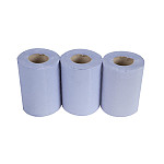 Jantex Blue Mini Centrefeed Rolls 1ply (Pack of 12)