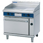 Blue Seal Evolution Nat Gas 1/3 Ribbed Griddle Electric Convection Oven 900mm