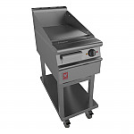 Dominator Plus 400mm Wide Ribbed Griddle on Mobile Stand E3441R