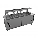 Falcon Chieftain 5 Well Heated Servery Counter HS5