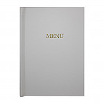 Slip Grip Menu Covers A4 Size White