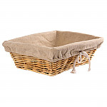Olympia Square Presentation Basket With Handle Copper
