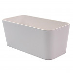 Creative Tokyo Melamine Medium Bento Box Insert White 169x83x70mm (Pack of 6)