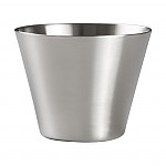 Steelite Creations Metal Satin Fry Cup 340ml (Pack of 48)