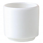 Steelite Simplicity White Footless Egg Cups 47mm (Pack of 12)
