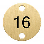 Olympia Table Numbers Bronze (16-20)
