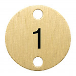 Olympia Table Numbers Bronze (1-5)