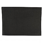 APS PVC Placemat Black (Pack of 6)