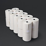 Olympia Non-Thermal 2ply White and Yellow Till Roll 76 x 70mm (Pack of 20)
