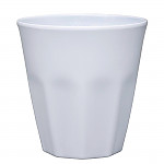 Olympia Kristallon Melamine Plastic Tumbler White 290ml (Pack of 6)